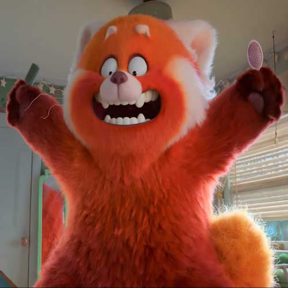 13 Inch Turning Red Plush Toys Red Panda Merrill Plush Cute Raccoon Plush Pillow for Kids Gifts