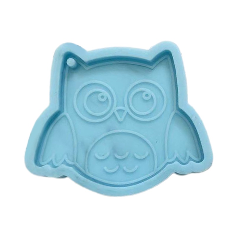 Khuôn Silicon Làm Móc Khóa Hình Thỏ / Khủng Long / Cú Mèo / Cà Rốt Phục Sinh Sáng Tạo DIY