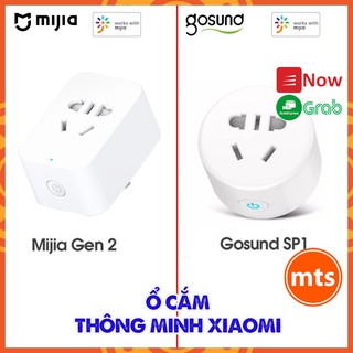 Ổ cắm thông minh Xiaomi Mijia Gen 2 & Gosund CP1 kết nối Wifi hẹn giờ tắt mở qua điện thoại- Minh Tín Shop
