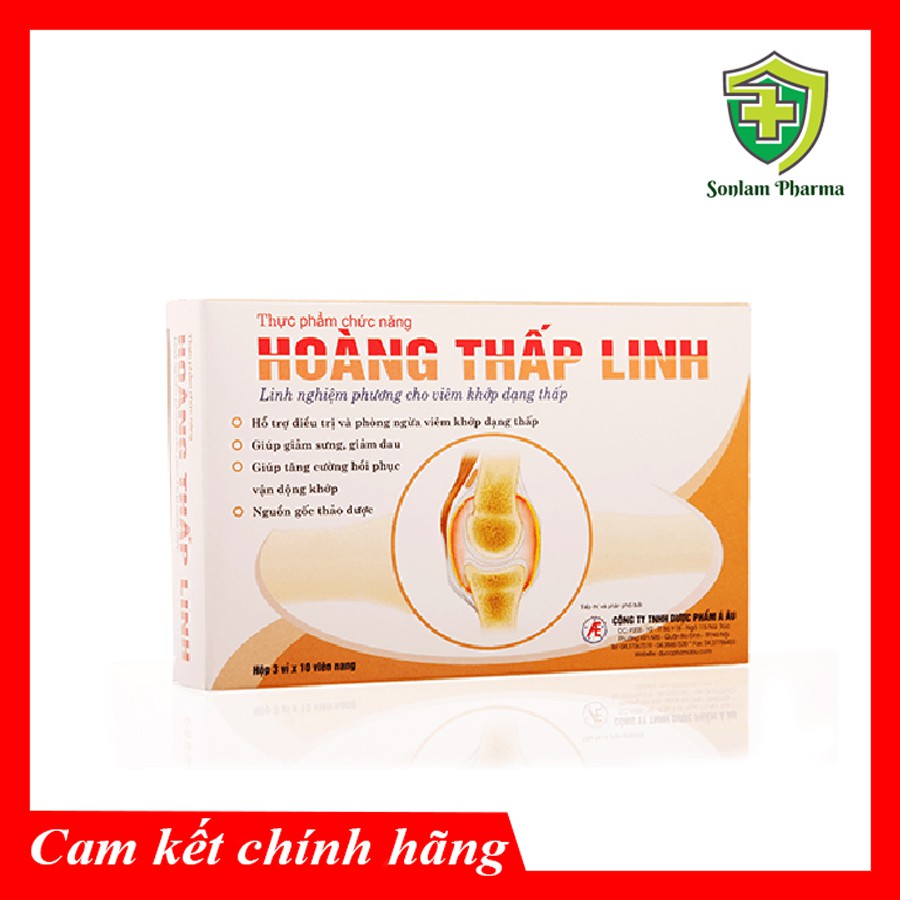 Viên Hoàng Thấp Linh - Hỗ trợ điều trị và phòng ngừa viêm khớp (hộp 30 viên)