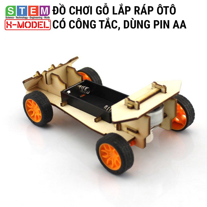 Đồ chơi thông minh, sáng tạo STEM Xe ô tô gỗ đồ chơi X-MODEL ST27 Đồ chơi trẻ em DIY [Do it You] |Giáo dục STEM, STEAM