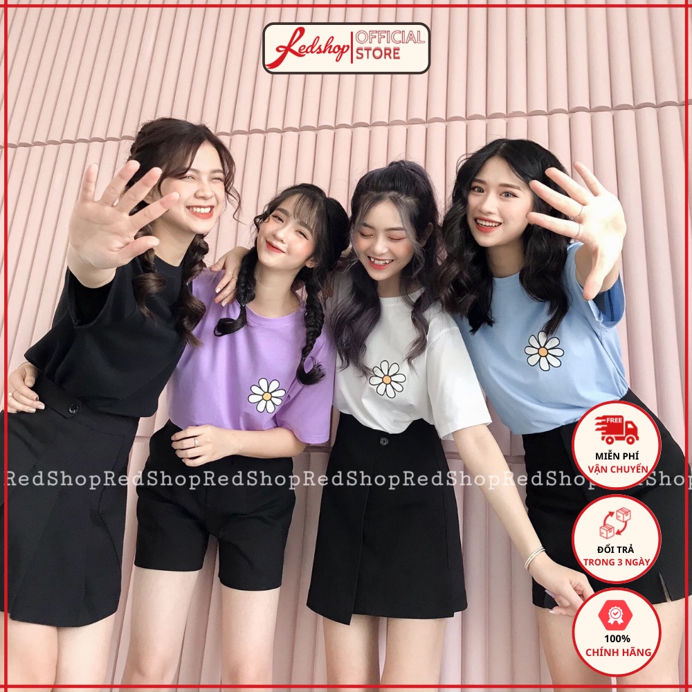 Áo thun Nữ đi chơi đi học thời trang Hàn Quốc Red Shop