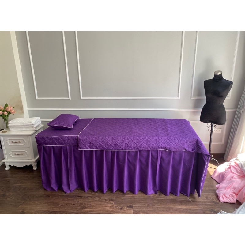 drap / Ga poly trần bông spa may đo theo kích thước giường của khách. chat báo cỡ | BigBuy360 - bigbuy360.vn