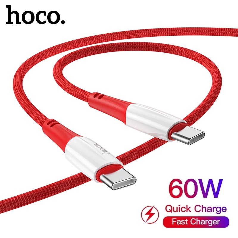 Cáp sạc nhanh Hoco. X70 Type C sang Type C PD60W 100% thích hợp cho Xiaomi Mi 9