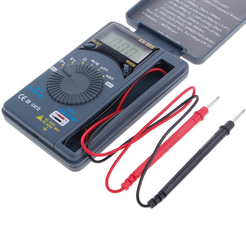 Máy đo vạn năng kỹ thuật số mini bỏ túi chuyên dụng Xb866