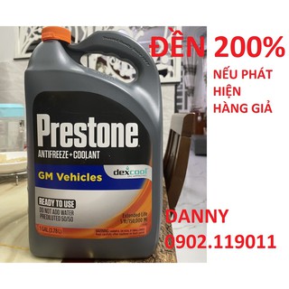 NƯỚC MÀU ĐỎ CAM LÀM MÁT ĐỘNG CƠ Ô TÔ - CHÍNH HÃNG Prestone USA Antifreeze/Coolant  AF850