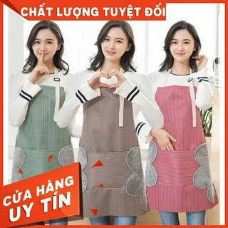 Tạp dề hoa chống thấm siêu đẹp , siêu hot