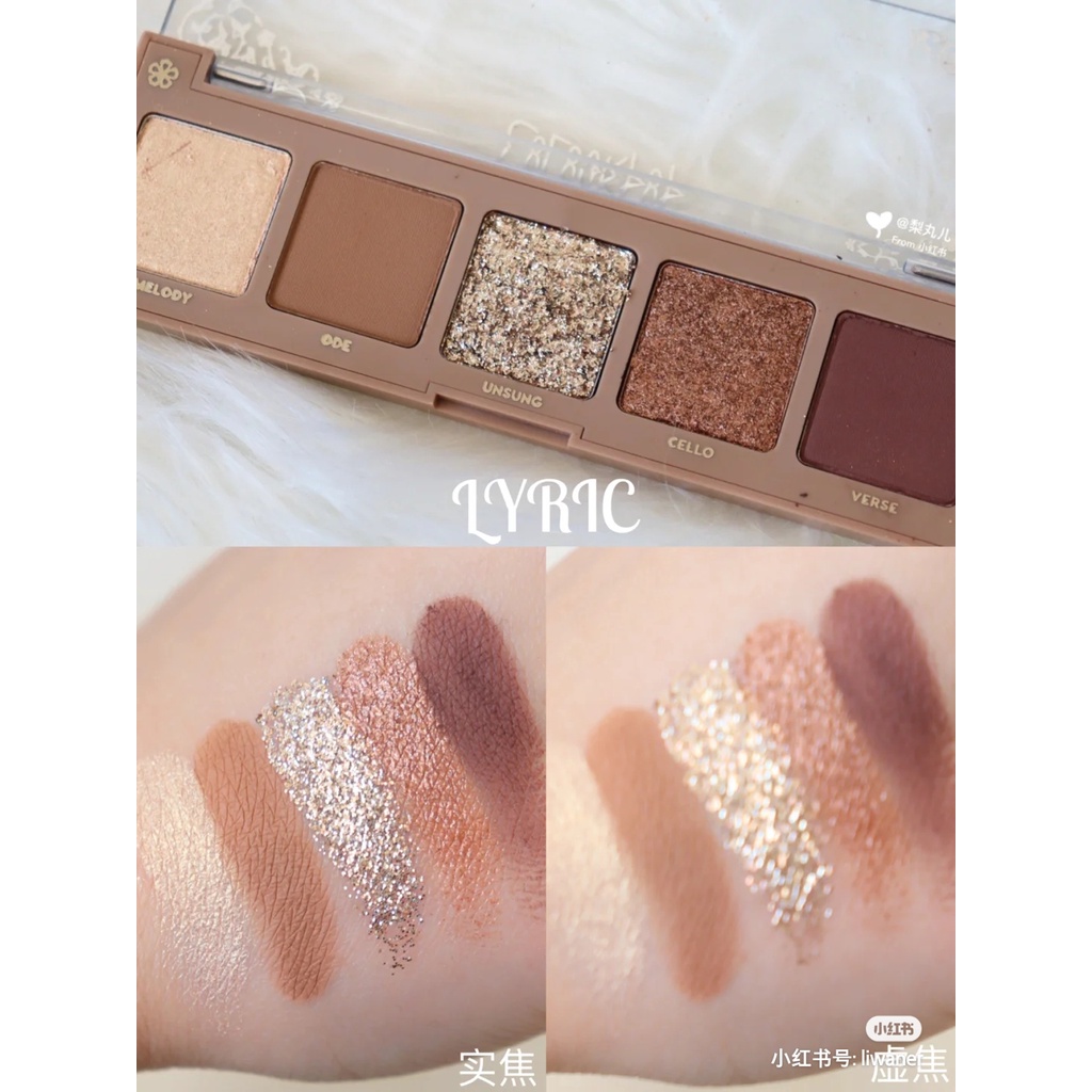 Bảng phấn mắt 5 ô Colourpop Cherish/Crush/Lyric/Ballad/Amor