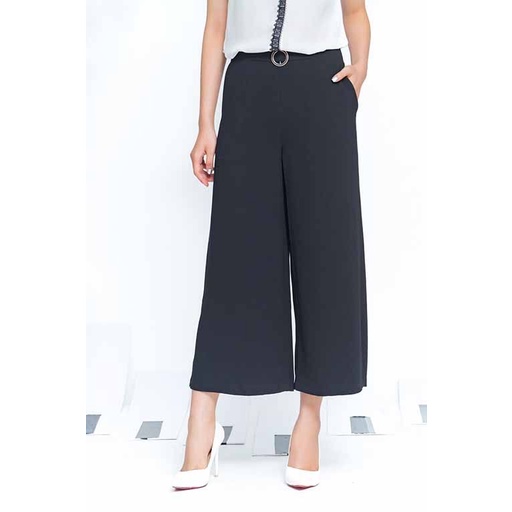 Quần Lửng FIONA Dáng Suông, Xẻ Gấu 2 Bên Mã F359124