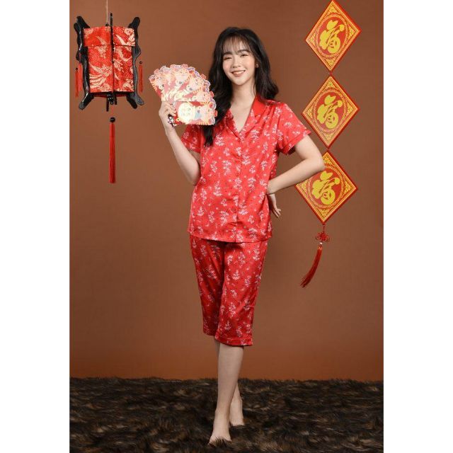 Bộ mặc nhà Winny Pijama lụa 20101 Giá 621.000đ