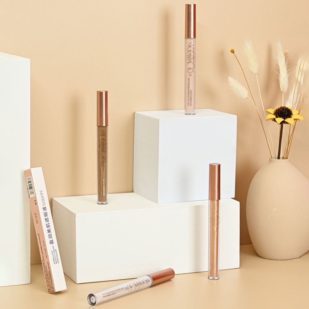 Kem che khuyết điểm Bobeini Diamond Super Highlighter Blusher Liquid Eye Shadow Pencil Phấn mắt lấp lánh không thấm nước lâu trôi Phấn mắt lung linh Bảng trang điểm mắt okase