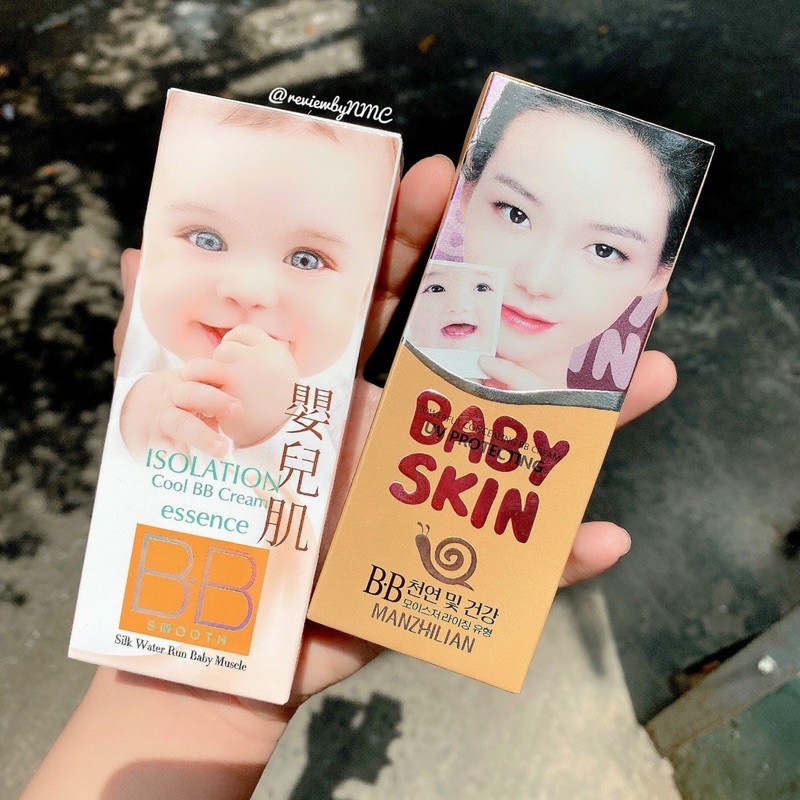 Kem che khuyết điểm BB cream Manzhilian Baby Skin UV PROTECTING ỐC SÊN - HX1364