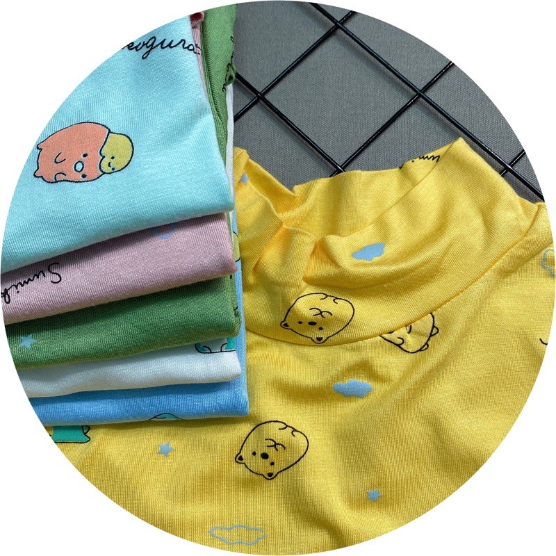 BỘ DÀI CỔ LỌ IN HỌA TIẾT ĐÁNG YÊU CHO BÉ 8-16KG