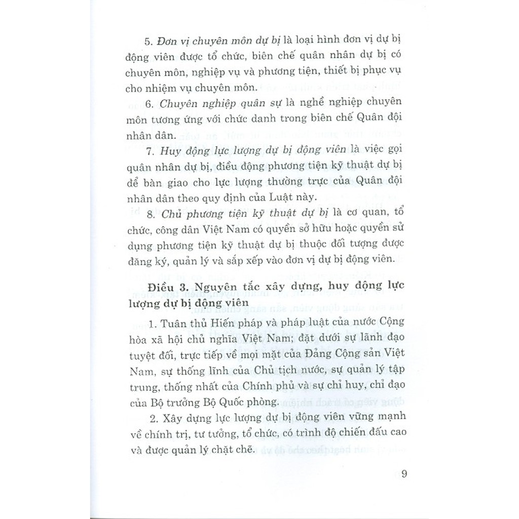 Sách - Luật Lực Lượng Dự Bị Động Viên | BigBuy360 - bigbuy360.vn