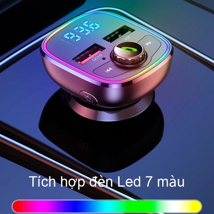 Tẩu nghe nhạc mp3 bluetooth ô tô thương hiệu Huyndai M36 - HÀNG CHÍNH HÃNG BẢO HÀNH 12 THÁNG