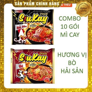 Mì SiuKay Acecook 3vị (Hải Sản ,Bò ,Gà cay Phô Mai)
