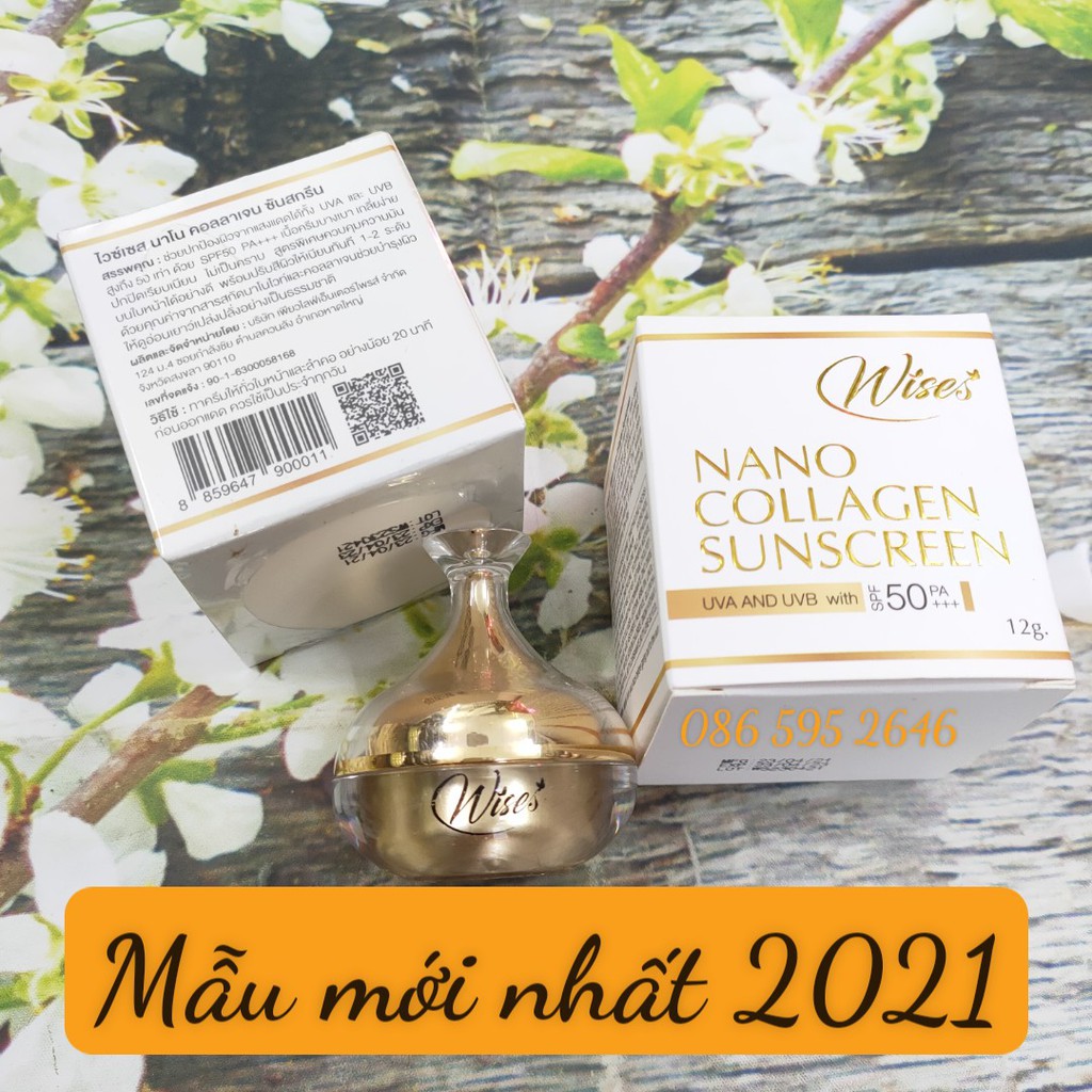 Kem chống nắng Wise Nano Collagen [ CHÍNH HÃNG ]