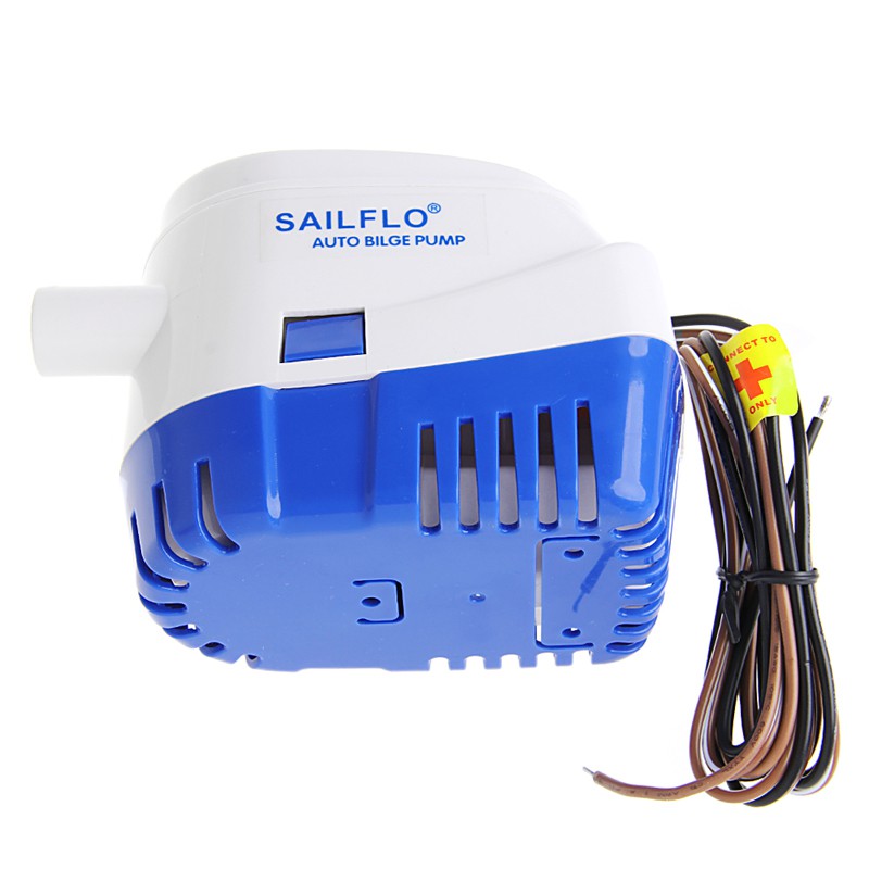 Máy bơm nước chìm 1100GPH 12V tự động có công tắc cho tàu thuyền