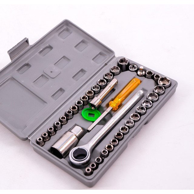 Bộ Dụng Cụ 40 Món Cho Xe Máy, Ô Tô - BX1080