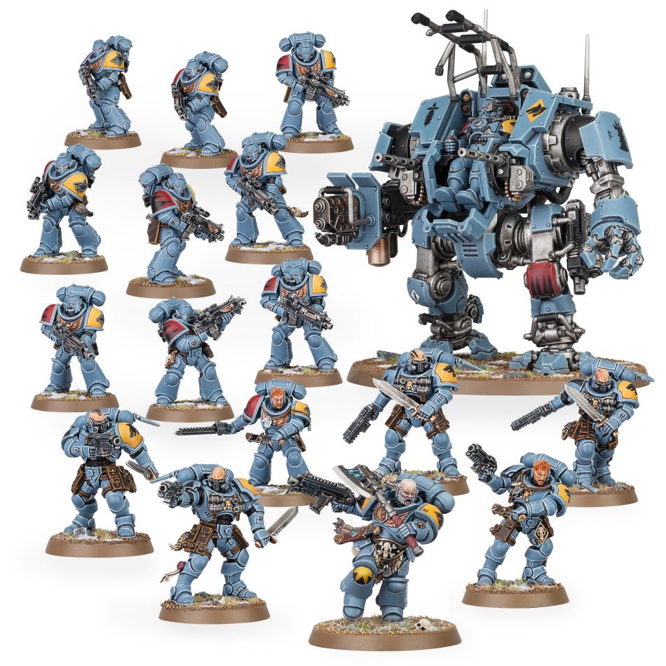 Mô hình nhân vật Warhammer 40k COMBAT PATROL: SPACE WOLVES