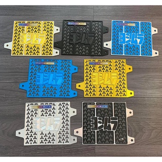 Che két nước xe máy Nhôm CNC kiểu tổ ong Yoshimura kèm ốc và ắc