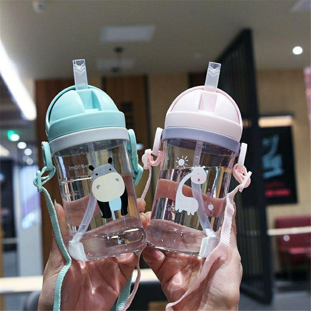 Bình Nước Có Ống Hút Và Dây Đeo Vai Cho Bé