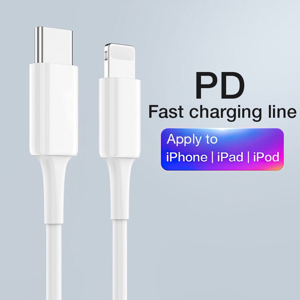 Cáp sạc nhanh Fonken pd type c 20w màu trắng dành cho IP13 11 12