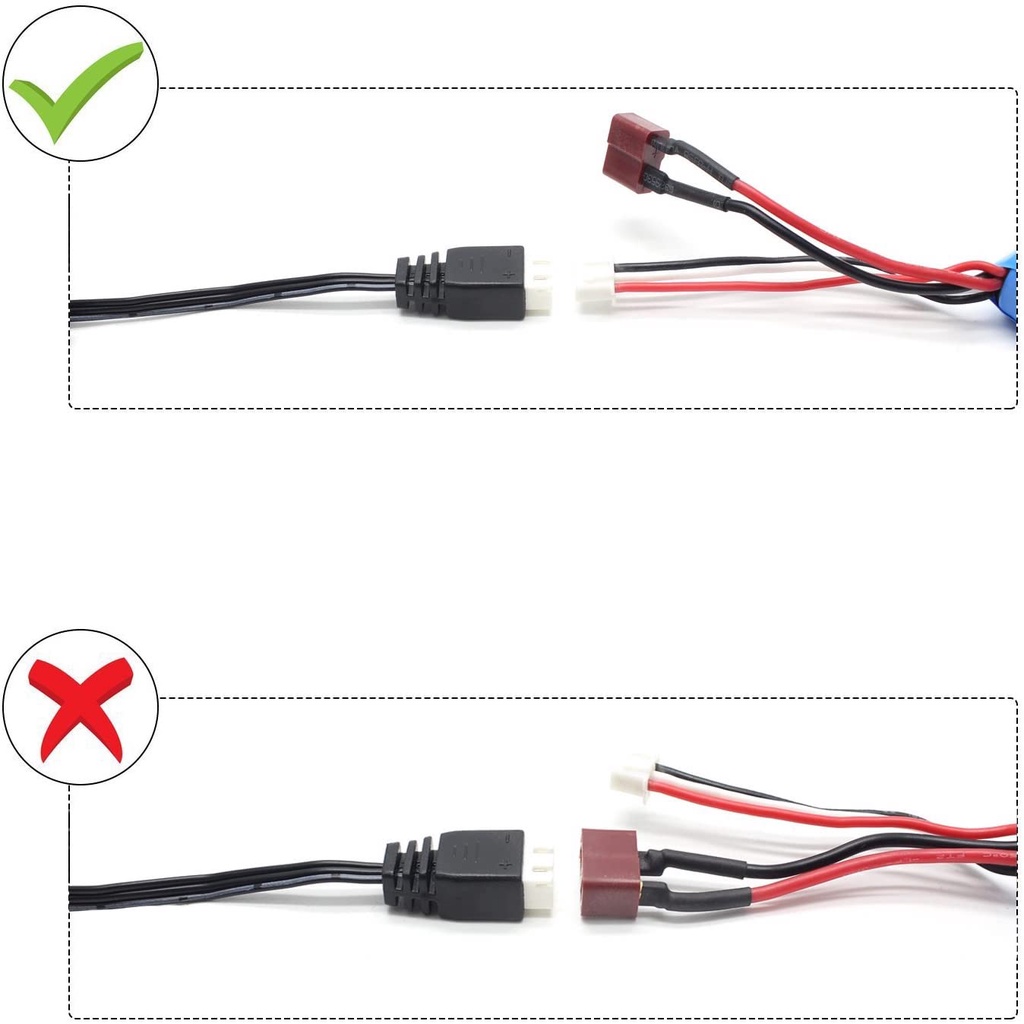 Sạc Pin 7.4V 1000mA LiPo 2S chân cắm XH-3P - cắm nguồn USB 5V dùng xe, máy bay điều khiển từ xa