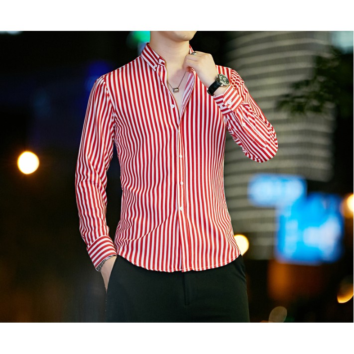 Áo Sơ Mi Kẻ Nam Vải Lụa không nhăn không sù - 𝐀𝐫𝐮 𝐒𝐡𝐨𝐩 - 𝐁𝐚́𝐧 𝐡𝐚̀𝐧𝐠 𝐜𝐨́ 𝐭𝐚̂𝐦 | BigBuy360 - bigbuy360.vn