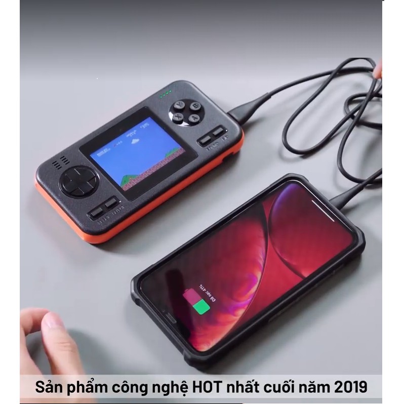 Máy chơi game cầm tay 416 trò kiêm sạc dự phòng 8800mAh