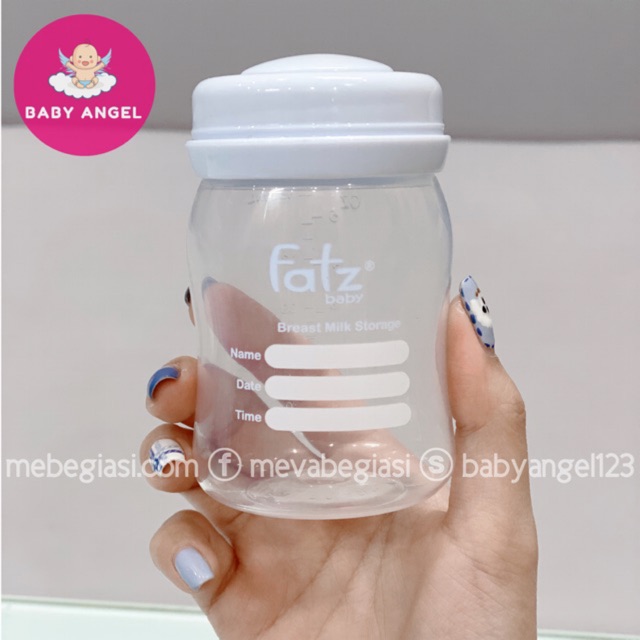 Bộ 3 bình trữ sữa 150ml Fatz Baby FB0120N