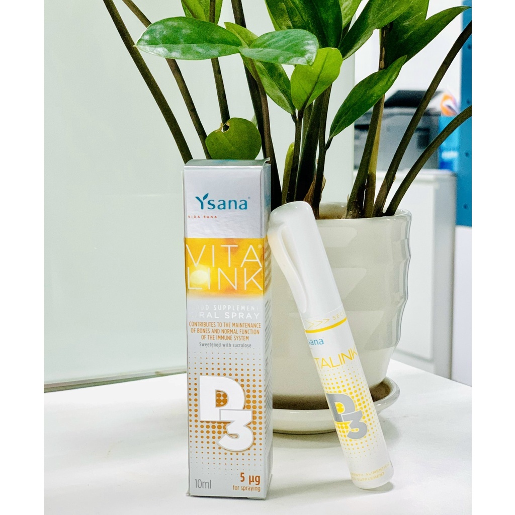 Oral Spray Vitalink D3 – Bổ sung Vitamin D3 dạng xịt cho bé, giúp hấp thụ canxi giảm vặn mình quấy khóc ( lọ 10ml)