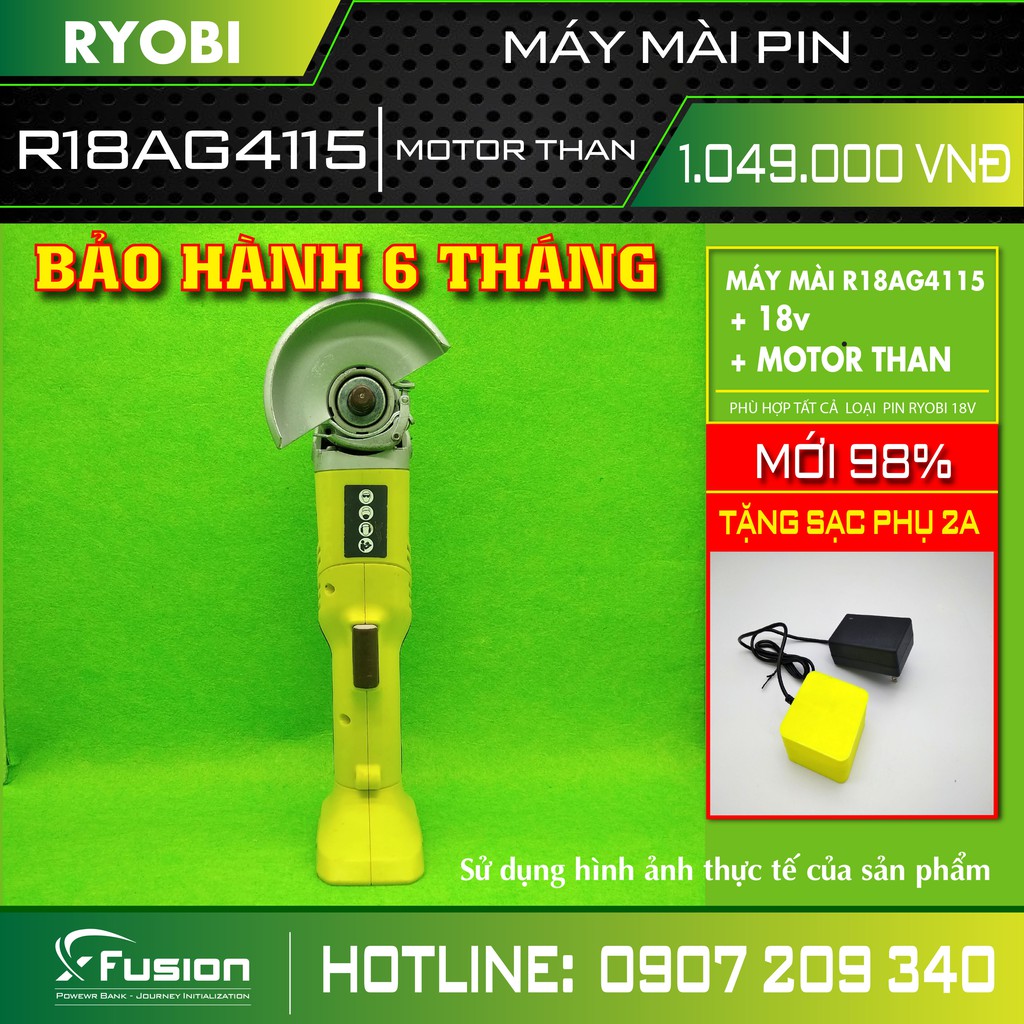 MÁY MÀI RYOBI  /  BH 6 Tháng