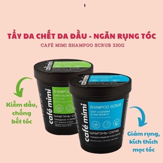 Tẩy tế bào chết cho da đầu cafe mimi 330g