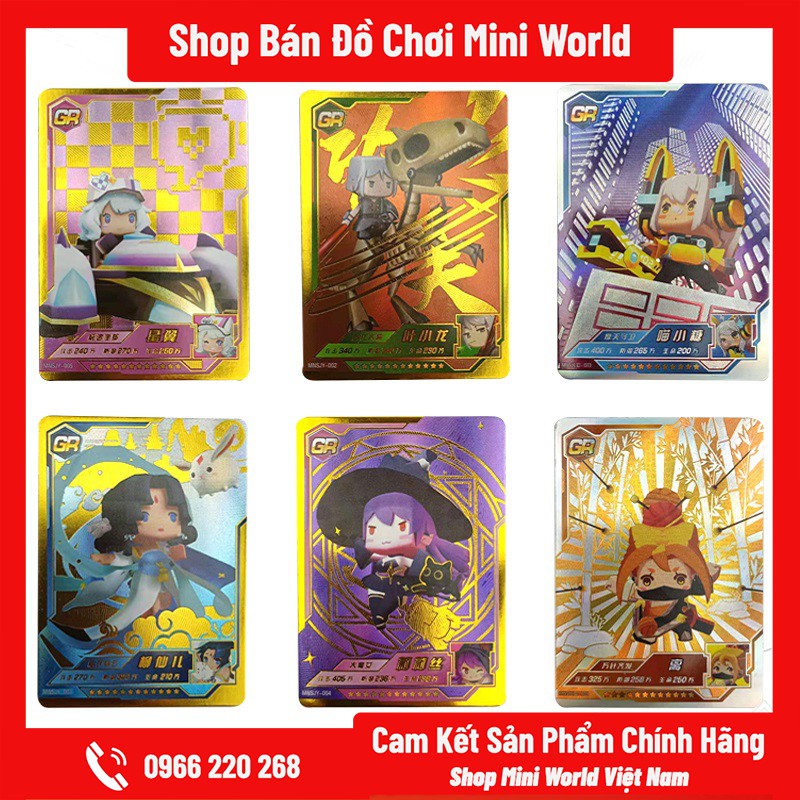 Thẻ Bài Mini World SS2 [Gửi 1 Gói Ngẫu Nhiên, 6 Thẻ Bài]