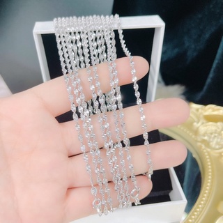 Dây chuyền xoắn trung mạ bạch kim sáng đẹp bền màu