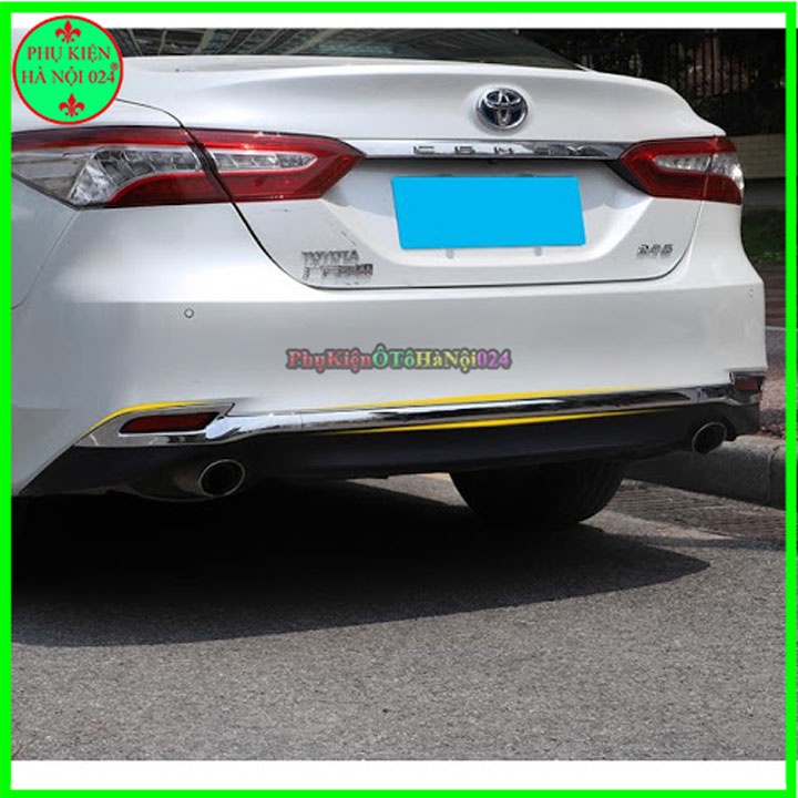 Ốp cản sau Camry 2019-2021 mạ crom trang trí chống trầy bảo vệ xe