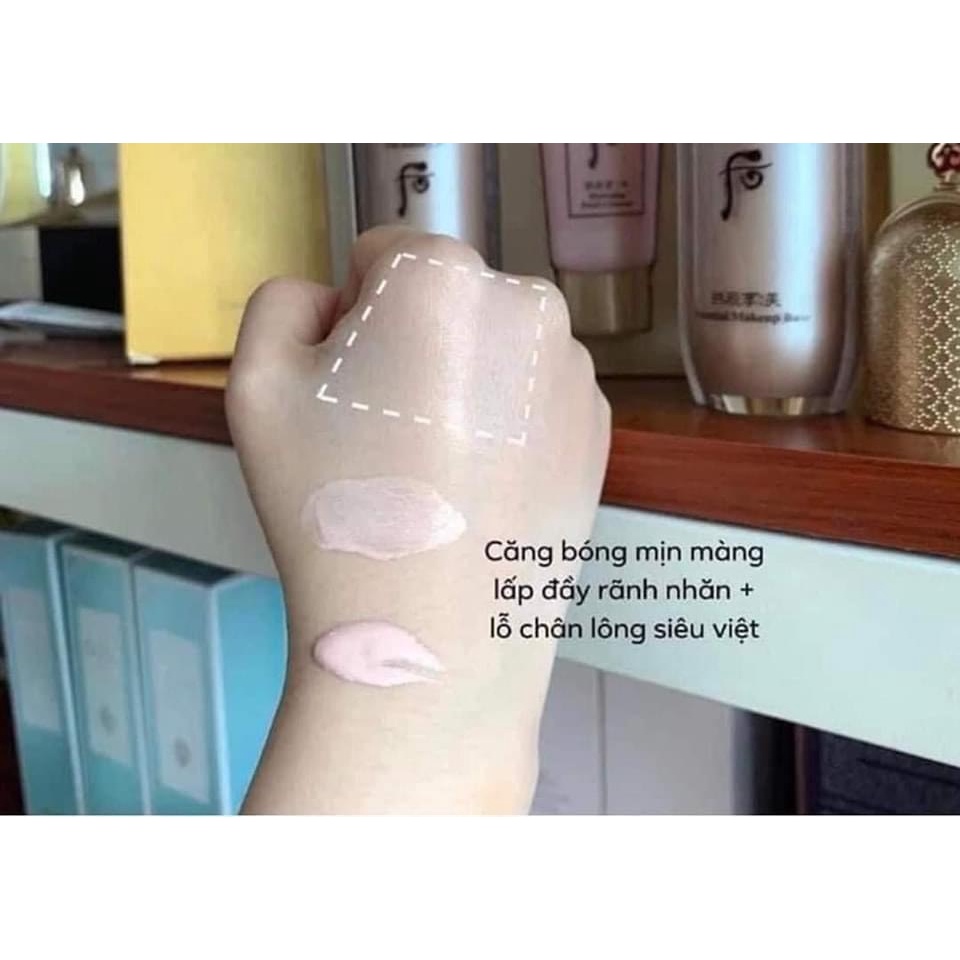 Combo 10 gói kem lót nền tái sinh siêu đẹp Whoo Double Radiant Base - Chính hãng LG