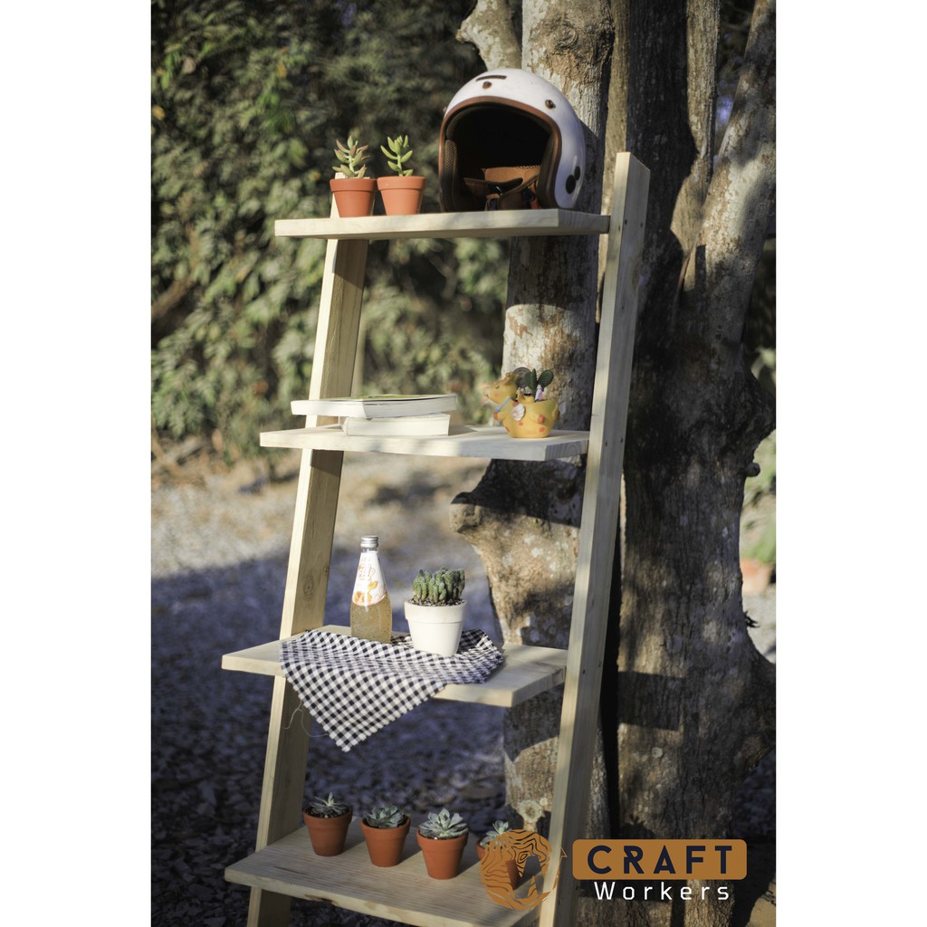 Kệ thang trang trí 5 tầng