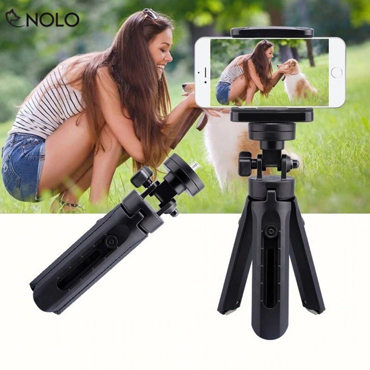 Combo Tripod 3 Chân Mini TT01 Kèm Remote Bluetooth AB Shutter Cho Điện Thoại