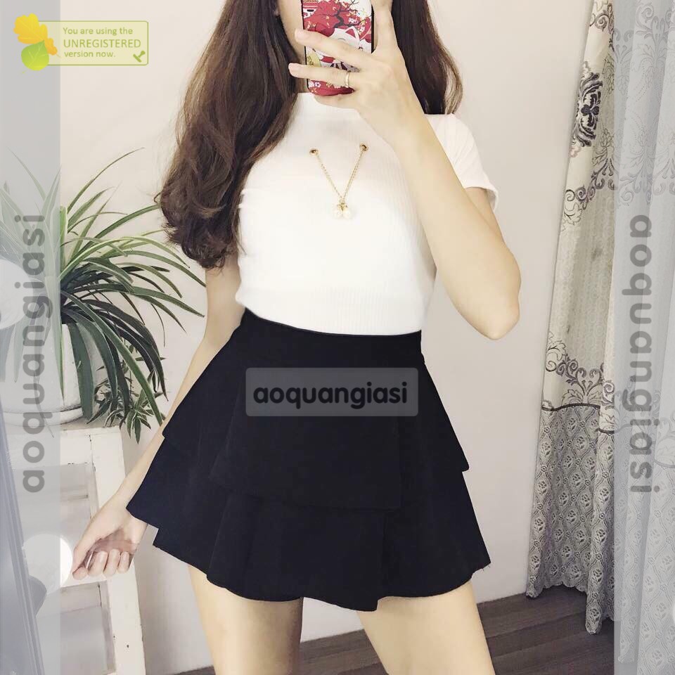 (giá sỉ) Chân váy xếp ly 2 tầng | BigBuy360 - bigbuy360.vn