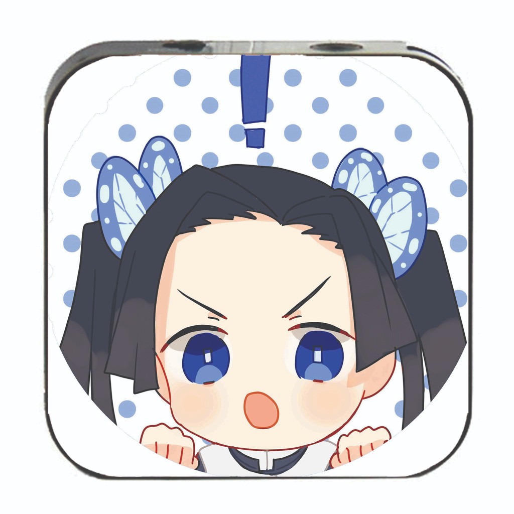 Máy nghe nhạc mp3 Kimetsu no Yaiba Thanh Gươm Diệt Quỷ cầm tay mini tặng tai nghe cắm có mic &amp; dây sạc anime chibi m1