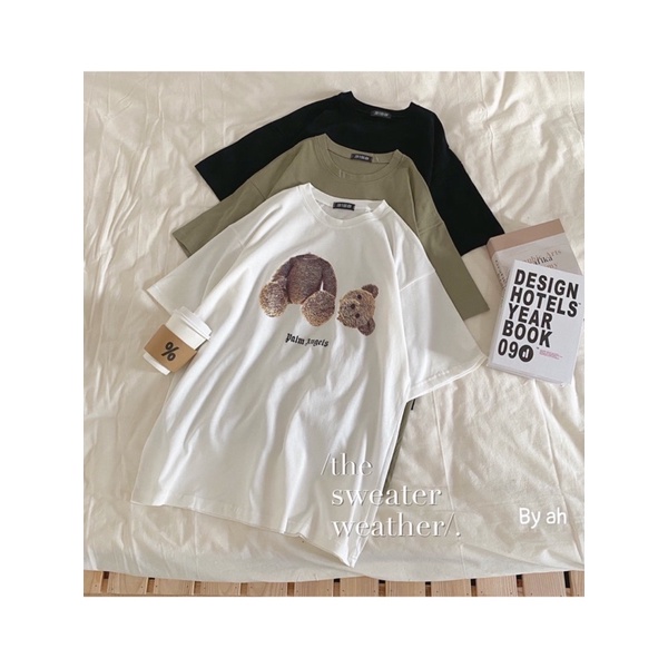 Áo phông hình gấu in/thêu ( Ảnh thật ) | BigBuy360 - bigbuy360.vn