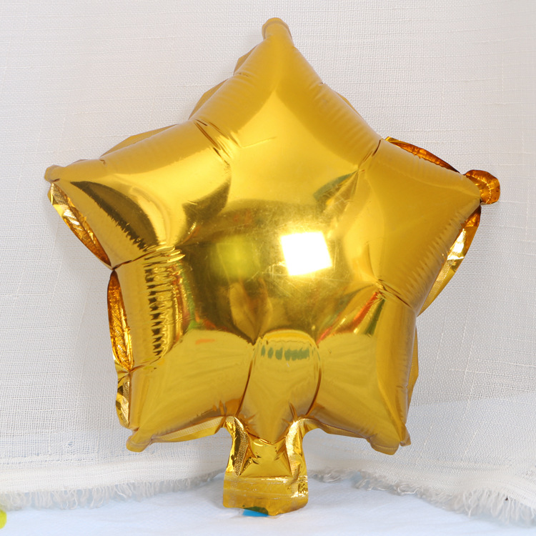 Bộ 5 Bóng Bay Hình Ngôi Sao Kích Thước 12.7 cm Trang Trí Tiệc Cưới