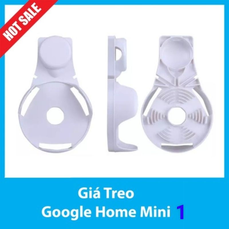 Giá treo loa Google Home Mini Cao cấp loại 1 bóng đẹp, cuốn dây gọn gàng– Chính hãng, giá rẻ nhất