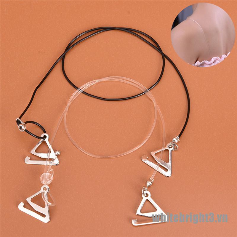 Dây Áo Ngực Màu Trắng Trong Suốt Điều Chỉnh Được Tiện Lợi