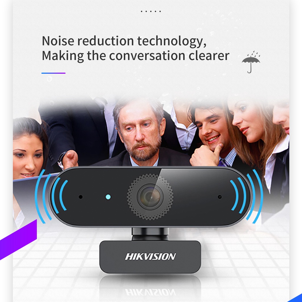Webcam Hikvision 720P / 1080P / 2K HD Chống Ồn Có Micro Và Phụ Kiện