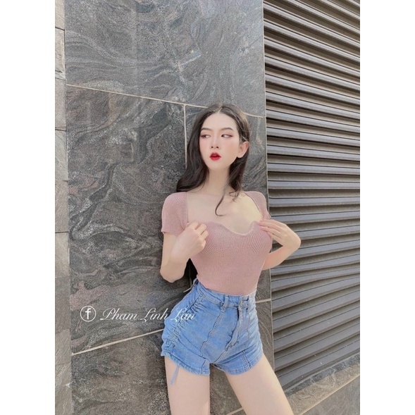 BODY SUIT LEN TĂM CỔ LƯỢN CHẤT ĐẸP MS14222 | BigBuy360 - bigbuy360.vn