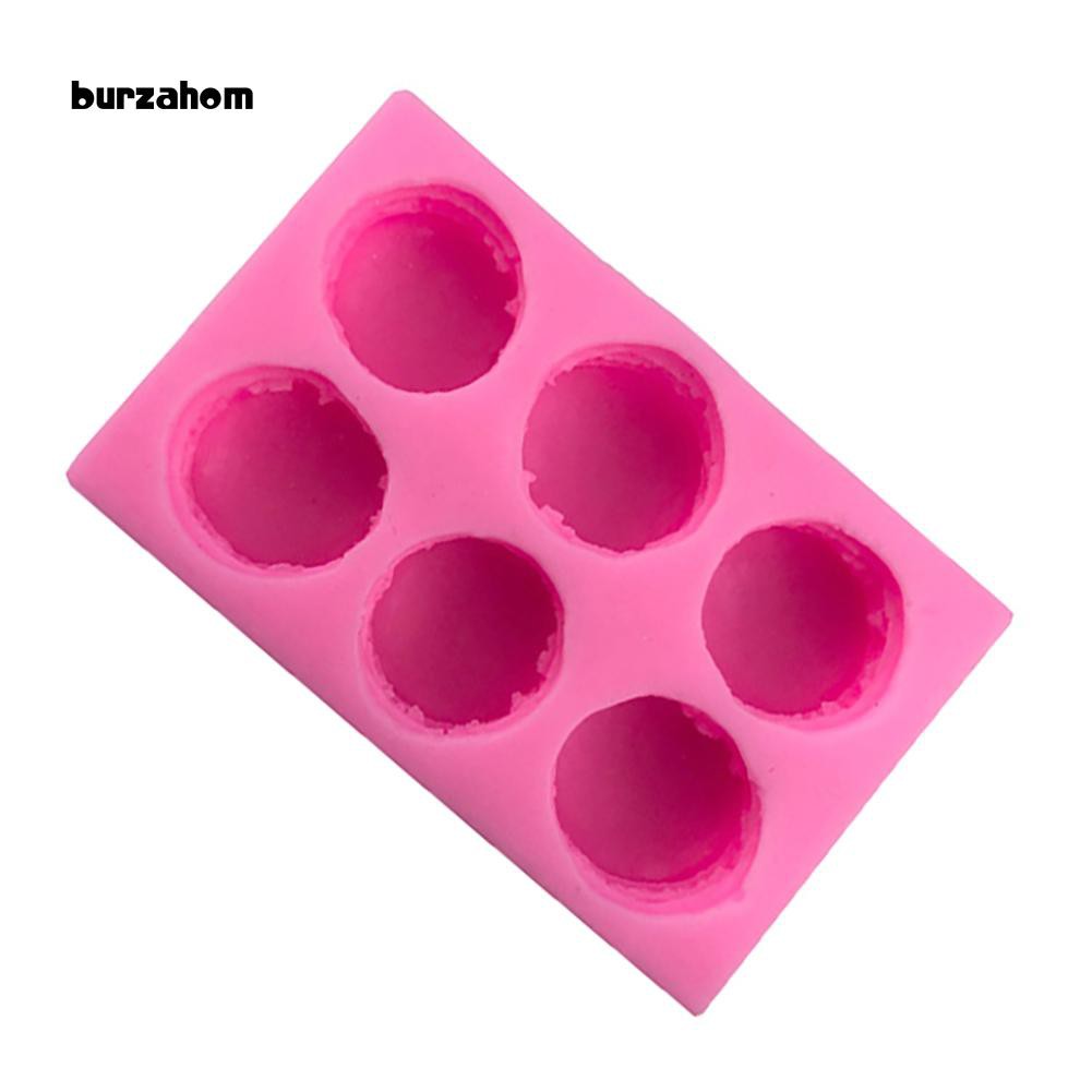 Khuôn silicon 6 ô làm bánh kẹo tiện dụng