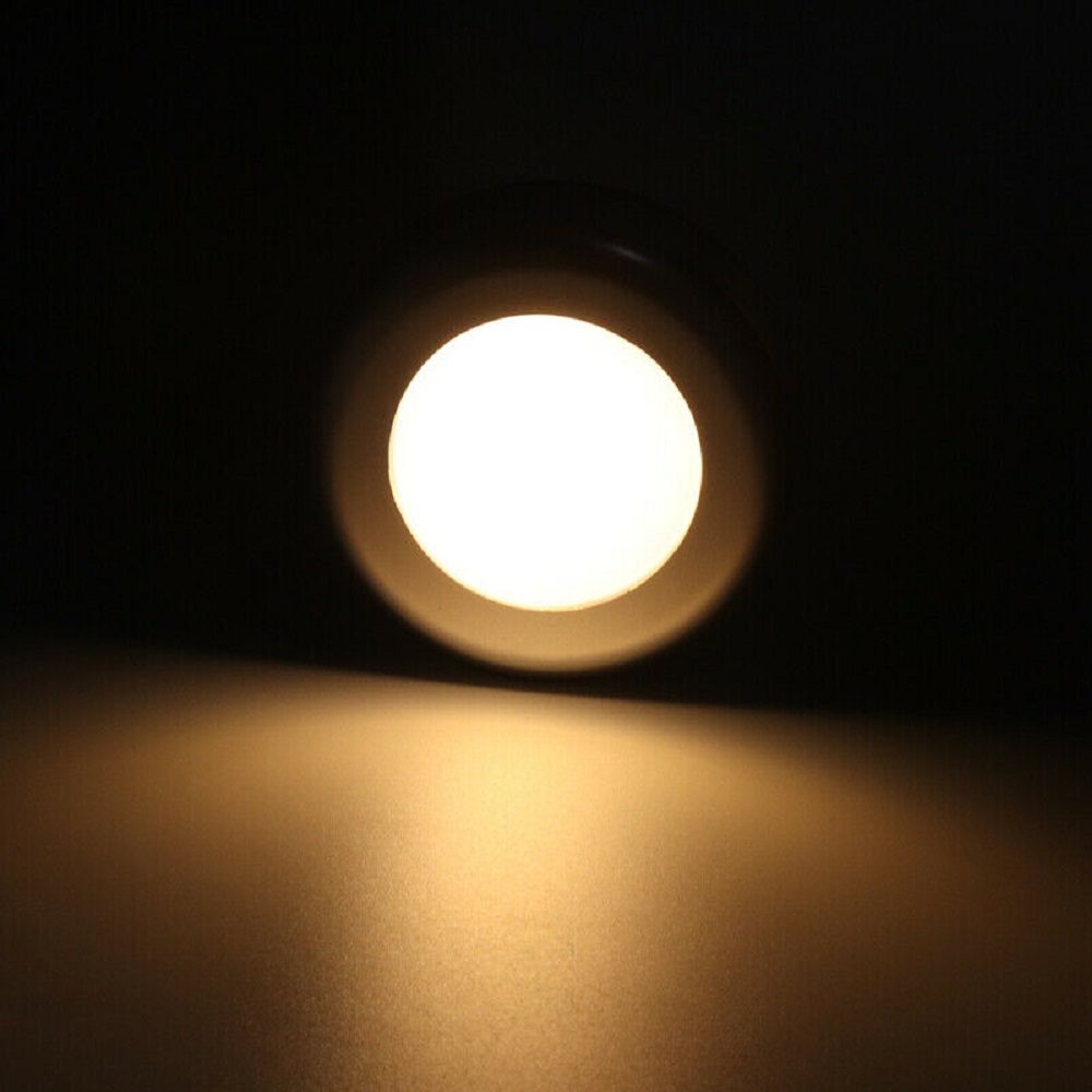 Qipin 6 LED Night Light Cabinet Stair Lamp Wireless Touch Press Home Portable Part